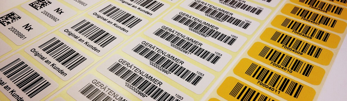 Barcode-Etiketten Barcodetypen
